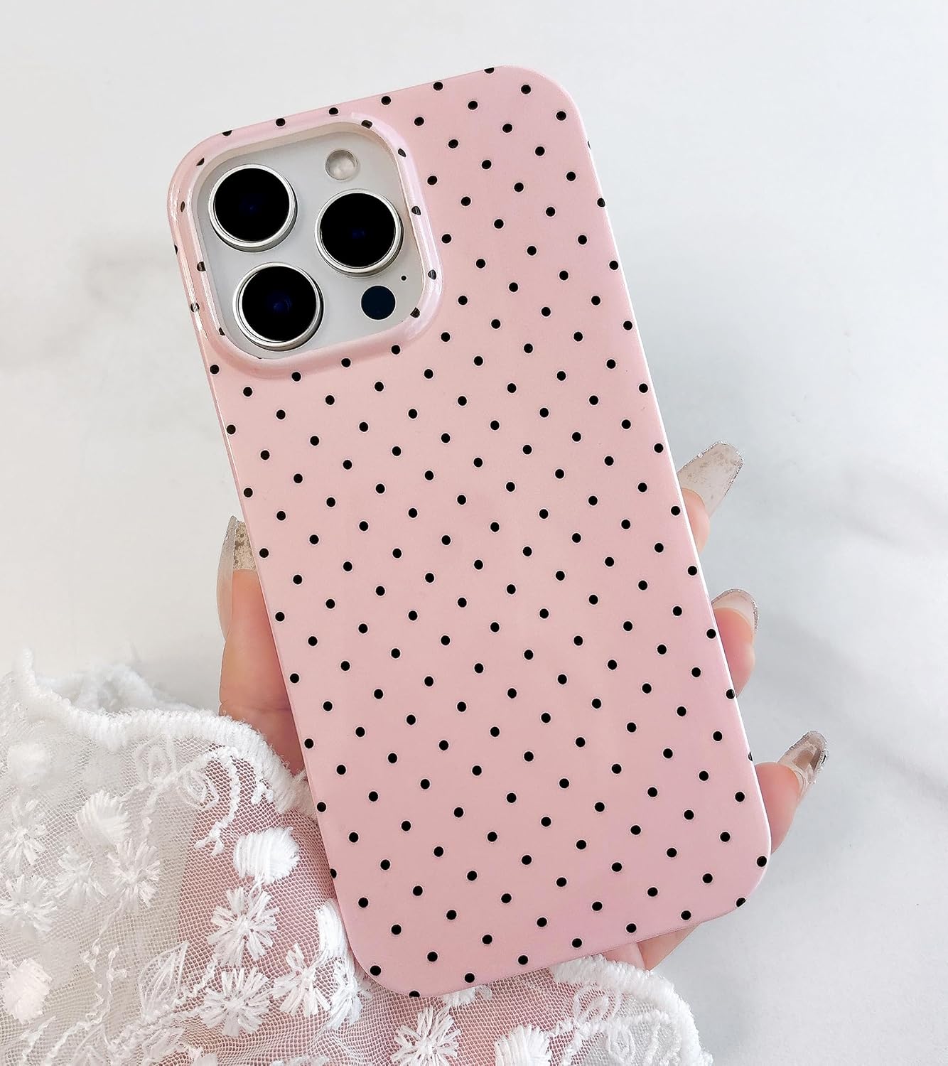 Glossy IMD Polka Dot TPU Phone Case