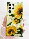 Slim IMD Floral-Pattern TPU Phone Case