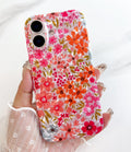 Clear Floral IMD TPU Phone Case